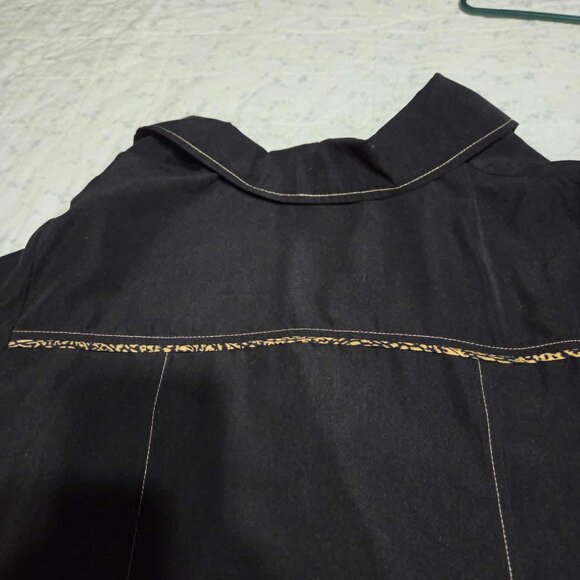 Bon Wort womens small Petite Black Zip Up Long Sleeve jacket lightweight SP - Picture 5 of 5